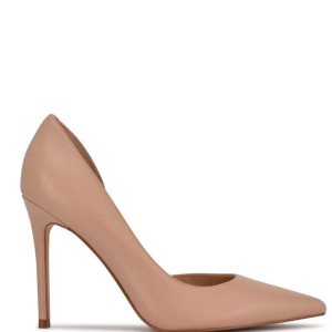 Nine West Folowe d'Orsay Pointy Puntera Pumps Rosas | 0547-EXCVR