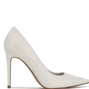 Nine West Fresh Pointy Puntera Pumps Blancas | 4261-EKBQC