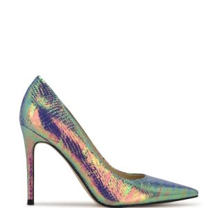 Nine West Fresh Pointy Puntera Pumps Serpent | 5684-THZQO