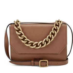 Nine West Hazel Crossbody Flap Marrones | 6038-NPZDG