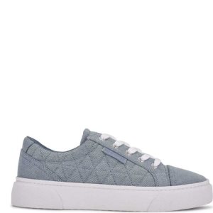 Nine West Hola Sneakers Azules Claro | 1638-RHEND