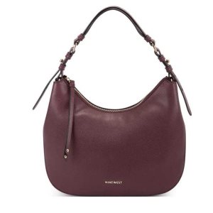 Nine West Irina Hobo Burdeos | 2408-GRPHS