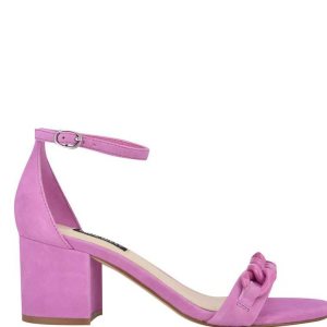 Nine West Kimba Ankle Correa Block Heel | 2530-JASYB