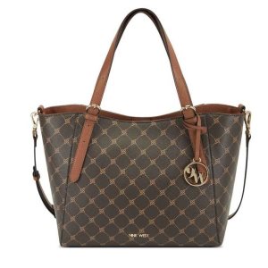 Nine West Kylee Medium Trap Tote Marrones Marrones | 1298-YNGTQ