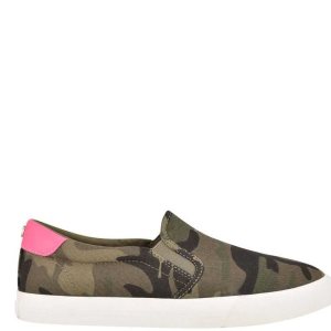 Nine West Lala Slip On Sneakers Camuflaje | 5618-ZGAIB