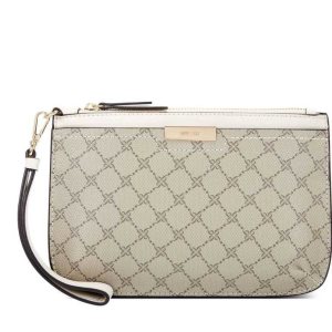 Nine West Lawson Wristlet Beige | 5927-DUSVN