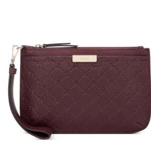 Nine West Lawson Wristlet Burdeos | 0326-EFITC