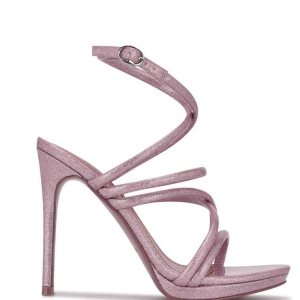 Nine West Lexy Ankle Correa Sandals Rosas | 3702-EUPHT