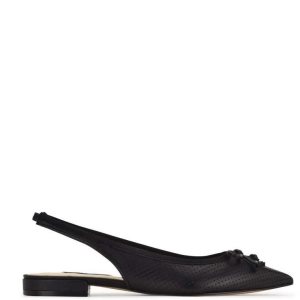 Nine West Livi Destalonadas Pointy Puntera Negras | 5826-WRDNT