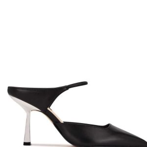 Nine West Madys Mules Negras | 2460-PWEXH