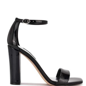 Nine West Marrie Ankle Correa Sandals Negras | 1628-KEIPJ