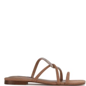 Nine West Meaa Chanclas Sandals Marrones | 5097-HZUBC