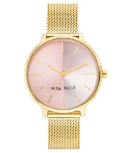 Nine West Mesh Bracelet Doradas | 2457-XMGAS