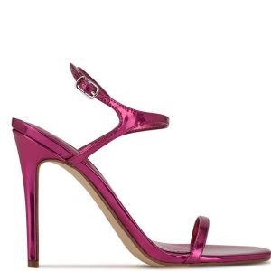 Nine West Miami Ankle Correa Sandals Metal | 6104-RUYQN