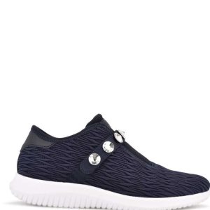 Nine West Mygurl Slip On Sneakers Azul Marino | 6084-SPEIW