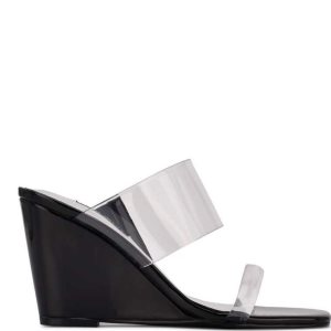 Nine West Nats Wedge Negras | 1462-TOVWJ