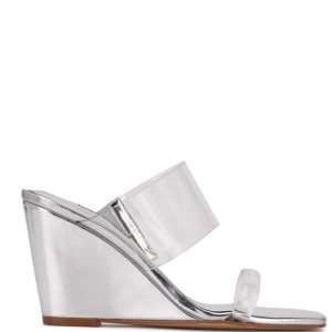 Nine West Nats Wedge Plateadas | 2608-UEVJW