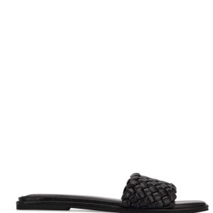 Nine West Ohhi Chanclas Sandals Negras | 5483-VQXMP