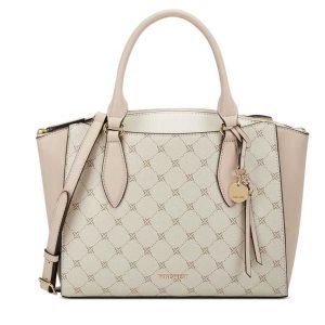 Nine West Paisley Jet Set Satchel Marrones Claro | 0491-XUTYV