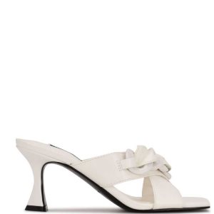 Nine West Paytin Chanclas Sandals Blancas | 7253-MAETP