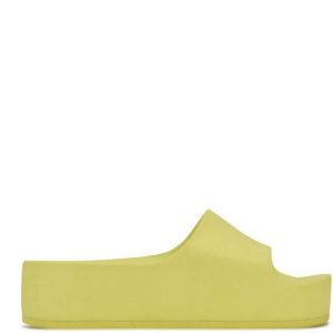 Nine West Pool Plataforma Chanclas Verde Claro | 6431-GNHSO