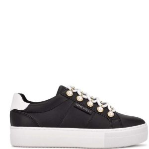 Nine West Prance Sneakers Negras | 5971-QDMZT