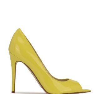 Nine West Prizz Open Puntera Pumps Amarillo | 2031-AVUTI