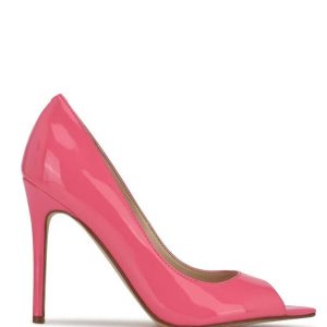 Nine West Prizz Open Puntera Pumps Rosas | 5108-LHYVP