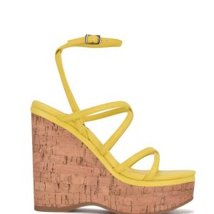 Nine West Rachal Wedge Amarillo | 3904-DACUM