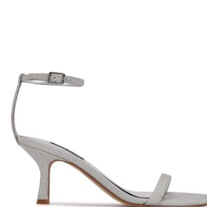 Nine West Ripe Sandals Plateadas | 3807-XDRIQ