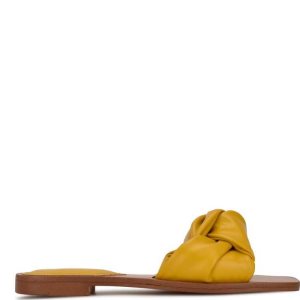 Nine West Rosey Chanclas Sandals Amarillo | 6027-OZLHF