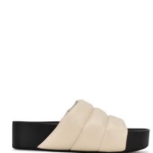 Nine West Sants Plataforma Chanclas Creme | 0573-DJOHQ