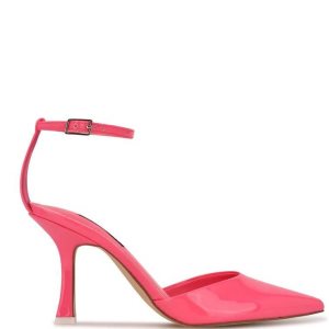 Nine West Shaply Pointy Puntera Ankle Correa Pumps Rosas | 5946-ZUTNG