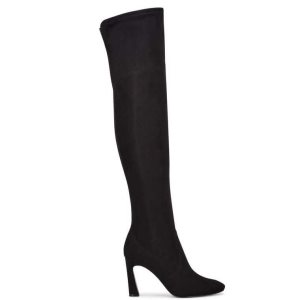 Nine West Sizzle Over The Knee Heel Negras | 1408-GSZVP