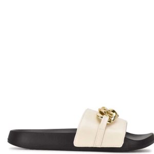 Nine West Slinks Chanclas Sandals Creme | 3670-CIREV