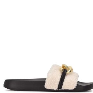 Nine West Slinks Chanclas Sandals Creme | 7165-SFPKL