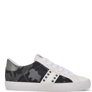 Nine West Sneaks Sneakers Azules Camuflaje | 4582-SLQXC