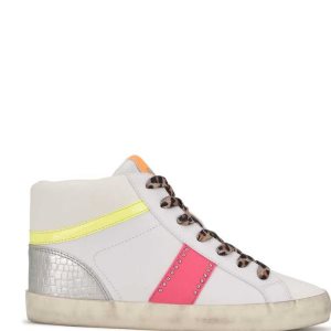 Nine West Stunnah High Top Blancas Multicolor | 0358-KDHFN