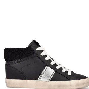 Nine West Stunnah High Top Negras Negras | 3054-ESIWN