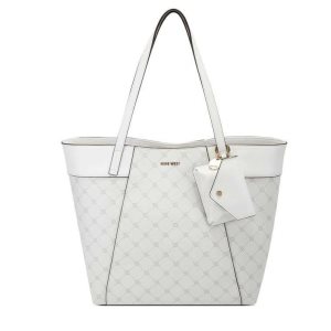 Nine West Sunnyside Jet Set Tote Blancas | 6047-YFLCH