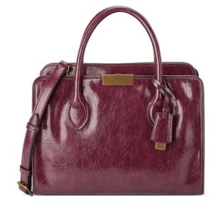 Nine West Susan Jet Set Satchel Burdeos | 6304-PRUIO