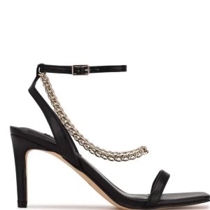 Nine West Tallo Ankle Correa Negras | 4563-CBXET