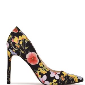 Nine West Tatiana Pointy Puntera Pumps Negras Multicolor | 6038-BISRY