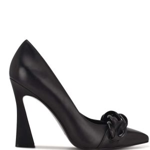 Nine West Tazz Pointy Puntera Pumps Negras | 2345-GNTVH