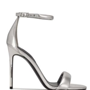 Nine West Teeya Ankle Correa Plateadas | 5918-TFGKD