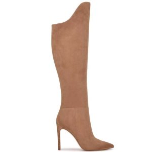 Nine West Teleena Boots Marrones | 1742-JVPZF