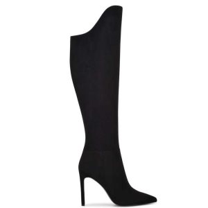 Nine West Teleena Boots Negras | 6870-ZYGUF