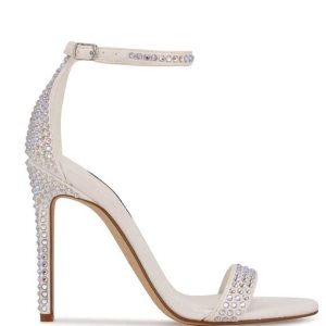 Nine West Toria Ankle Correa Blancas | 4897-GTOBM