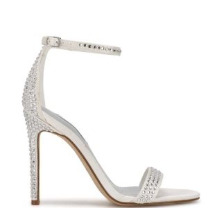 Nine West Toria Ankle Correa Blancas | 5987-VEZRP