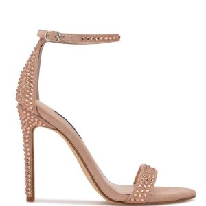 Nine West Toria Ankle Correa Sandals Rosas | 4173-MKPXR